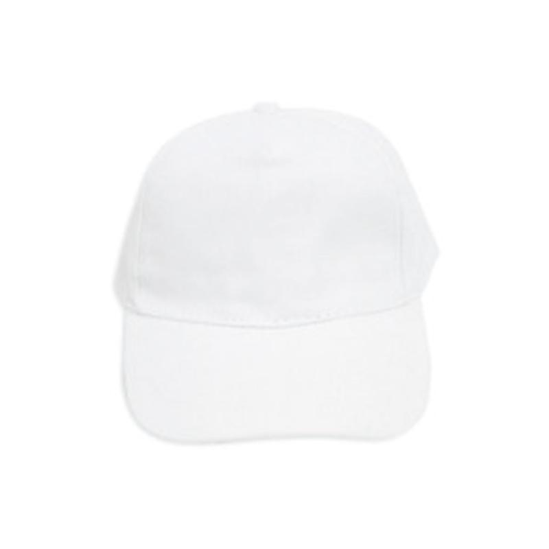 Brush Cotton Cap - White Color